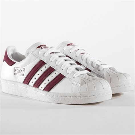 adidas superstar bordeaux weiß|Adidas Originals Women's Superstar Shoes.